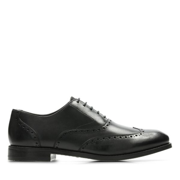 Clarks Mens Edward Walk Brogues Black | CA-2467035